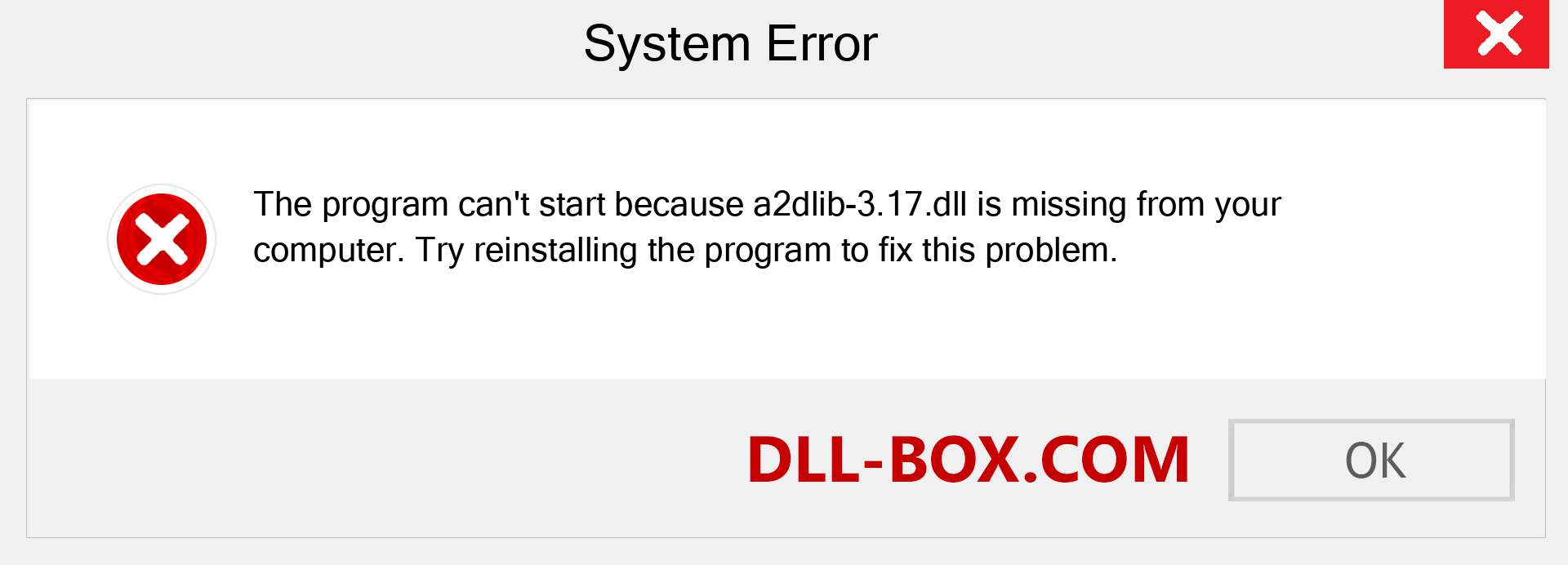  a2dlib-3.17.dll file is missing?. Download for Windows 7, 8, 10 - Fix  a2dlib-3.17 dll Missing Error on Windows, photos, images